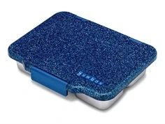 Yumbox Pret bento madkasse blå glitter med 4 rum